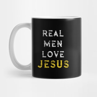 Real Men Love Jesus Funny Christian VBS Church Mug